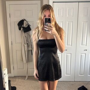 Chic Strapless Black Dress